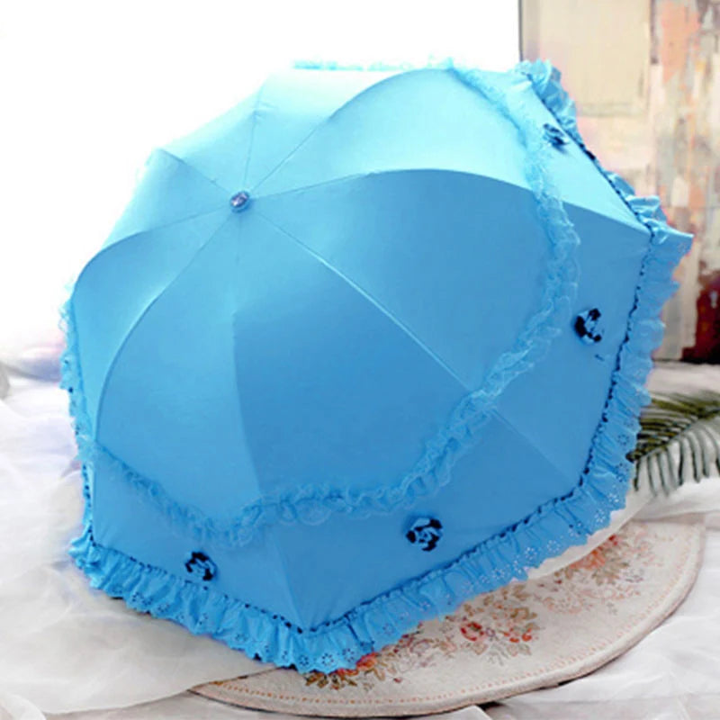 Parasol dentelle protection solaire