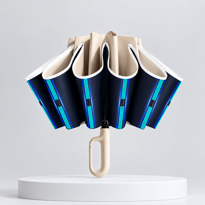 Parapluie inversé réflechissant