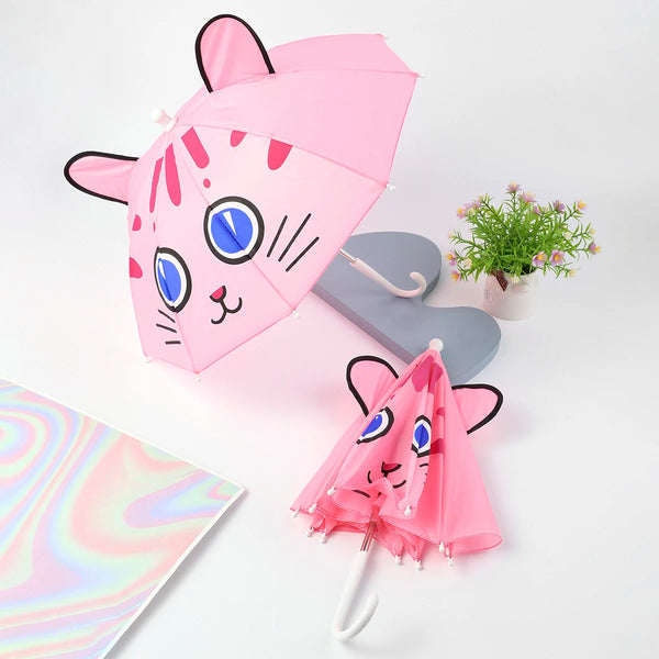 Parapluie chaton rose