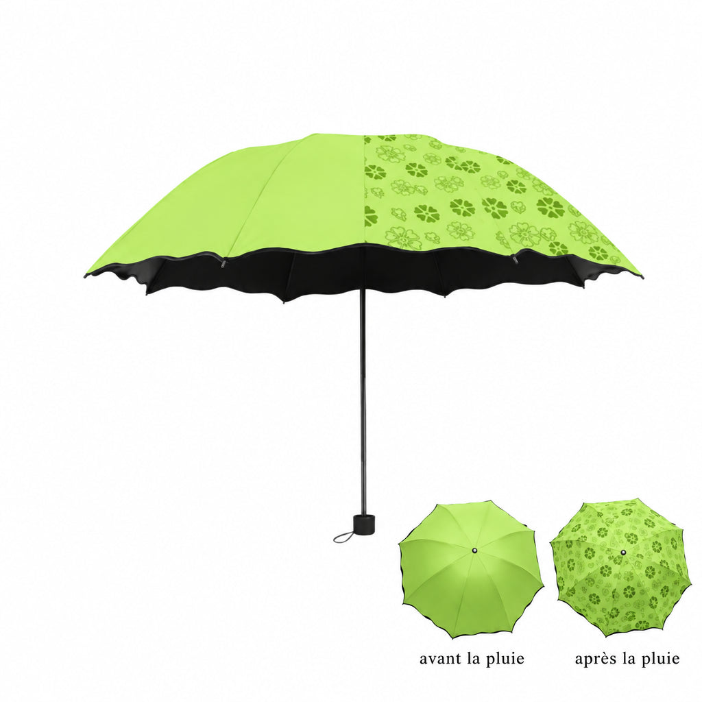 Parapluie pliant motif floral