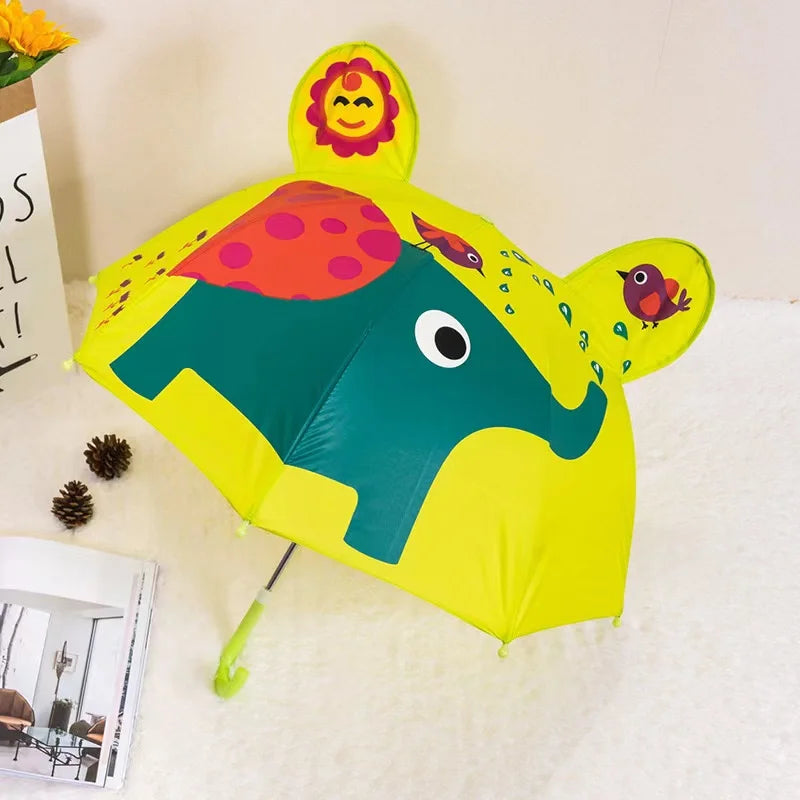 Parapluie Éléphant Jaune