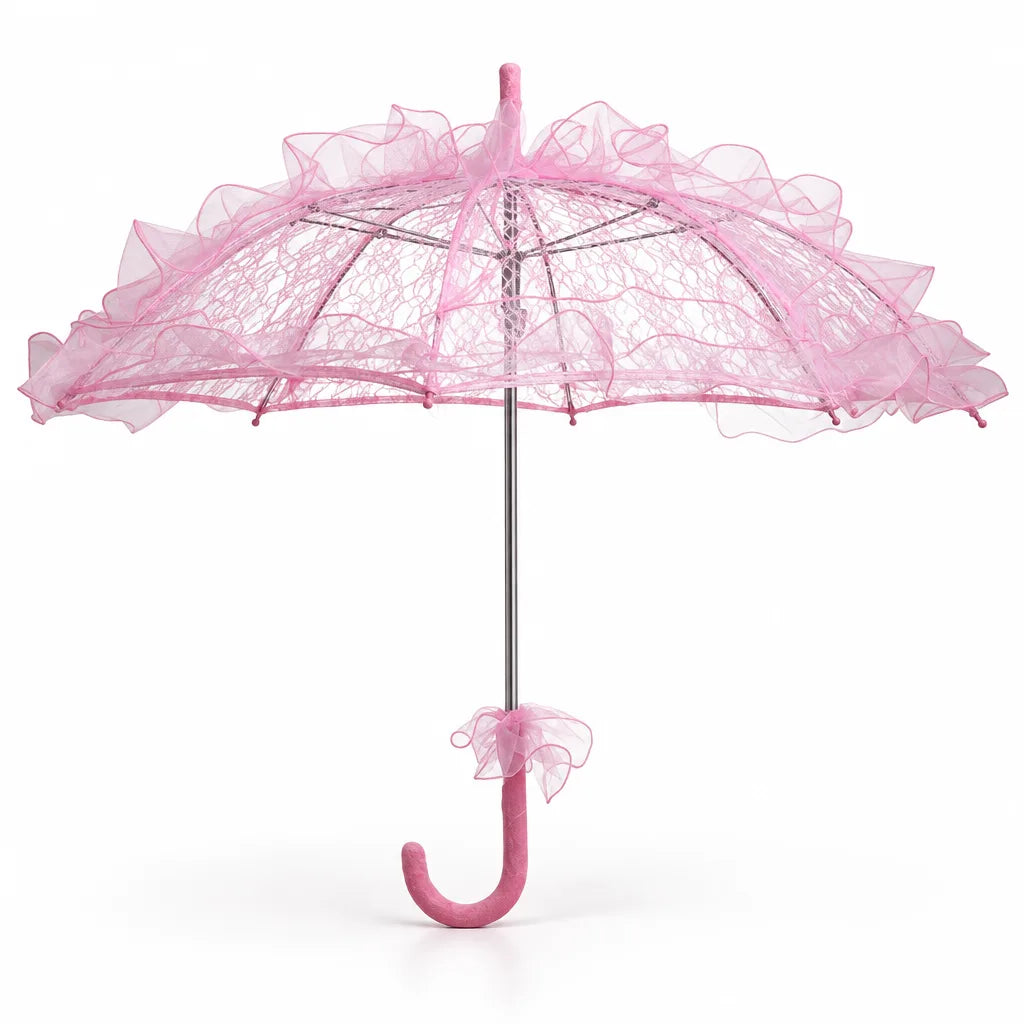 Parasol parapluie dentelle fait
