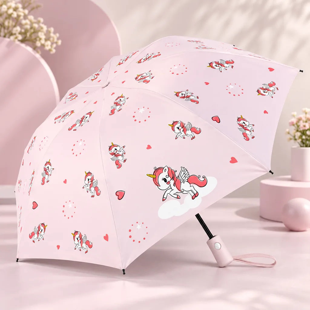 Parapluie licorne pliant automatique