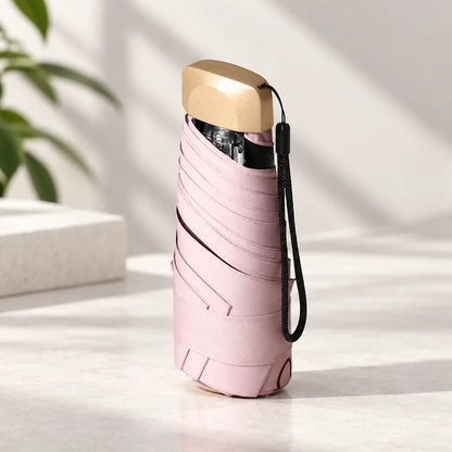 Mini parasol pliable protection