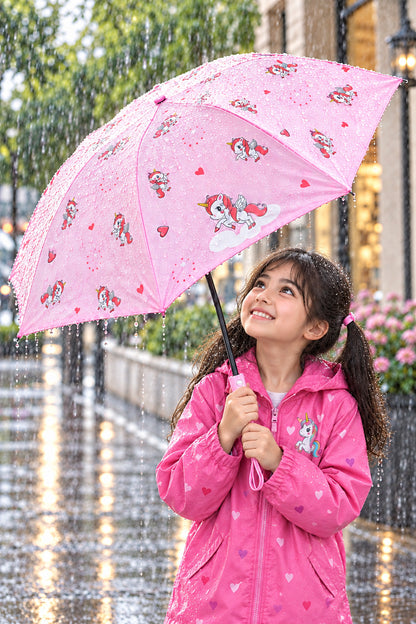 Parapluie licorne pliant automatique