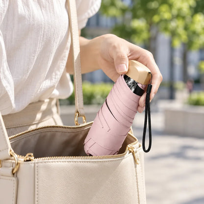 Mini parasol pliable protection