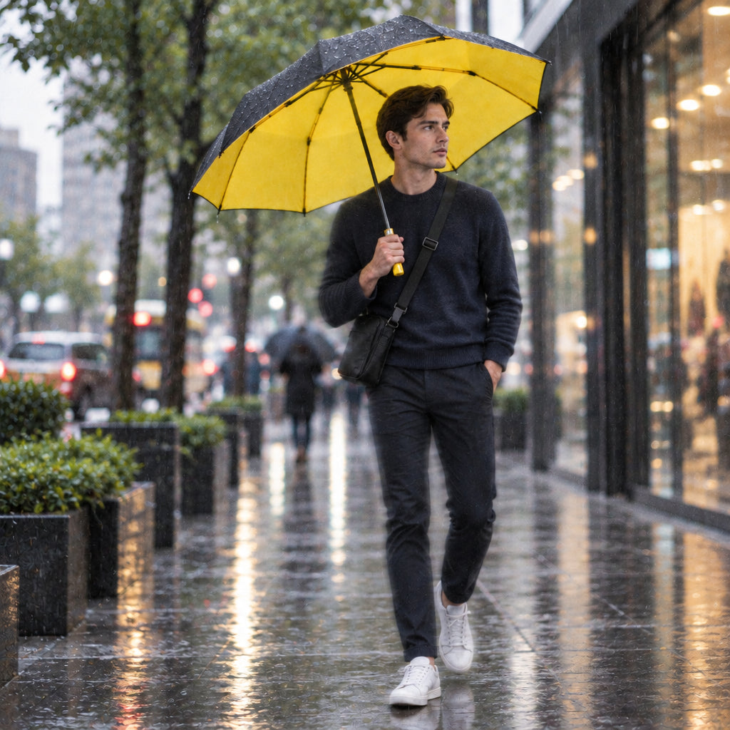 Parapluie pliant triple grande