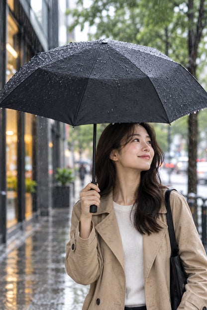 Parapluie manuel pliable résistant