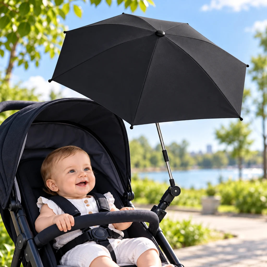 Parapluie poussette bébé pliant