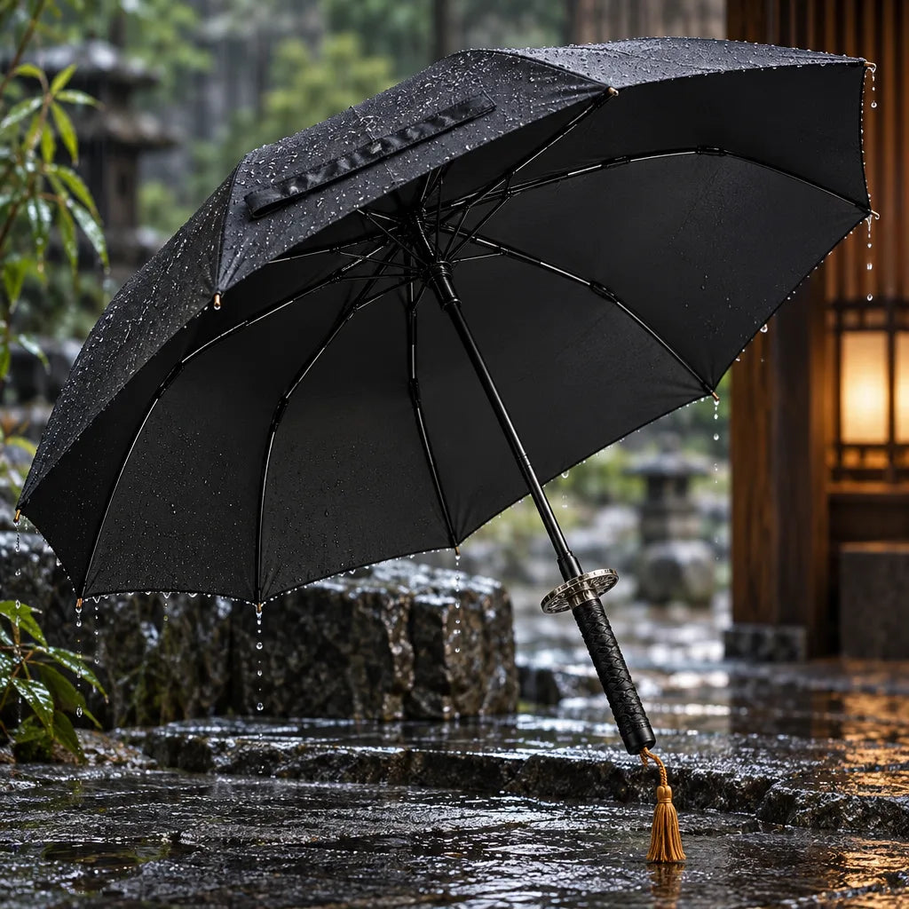 Parapluie samouraï pliant automatique